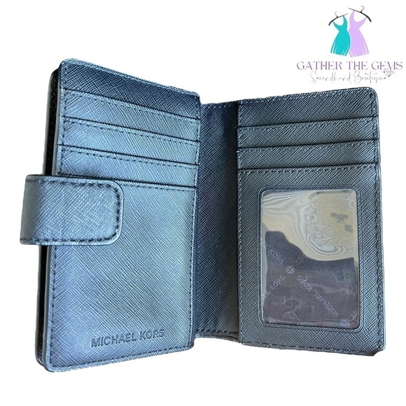 MICHAEL Kors Emmy Dome Satchel Handbag with Medium Crossgrain Leather Wallet - Picture 11 of 11